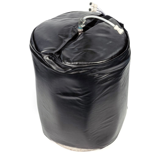 9 and 11 Gallon Vertical Piped Water Cask and Keg Cooling Jacket